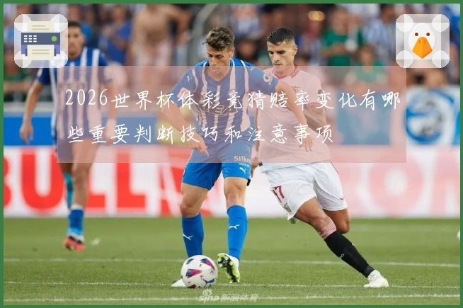 2026世界杯体彩竞猜赔率变化有哪些重要判断技巧和注意事项